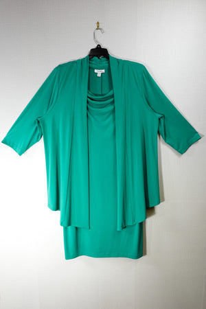 Dressbarn, Dress, 16 green