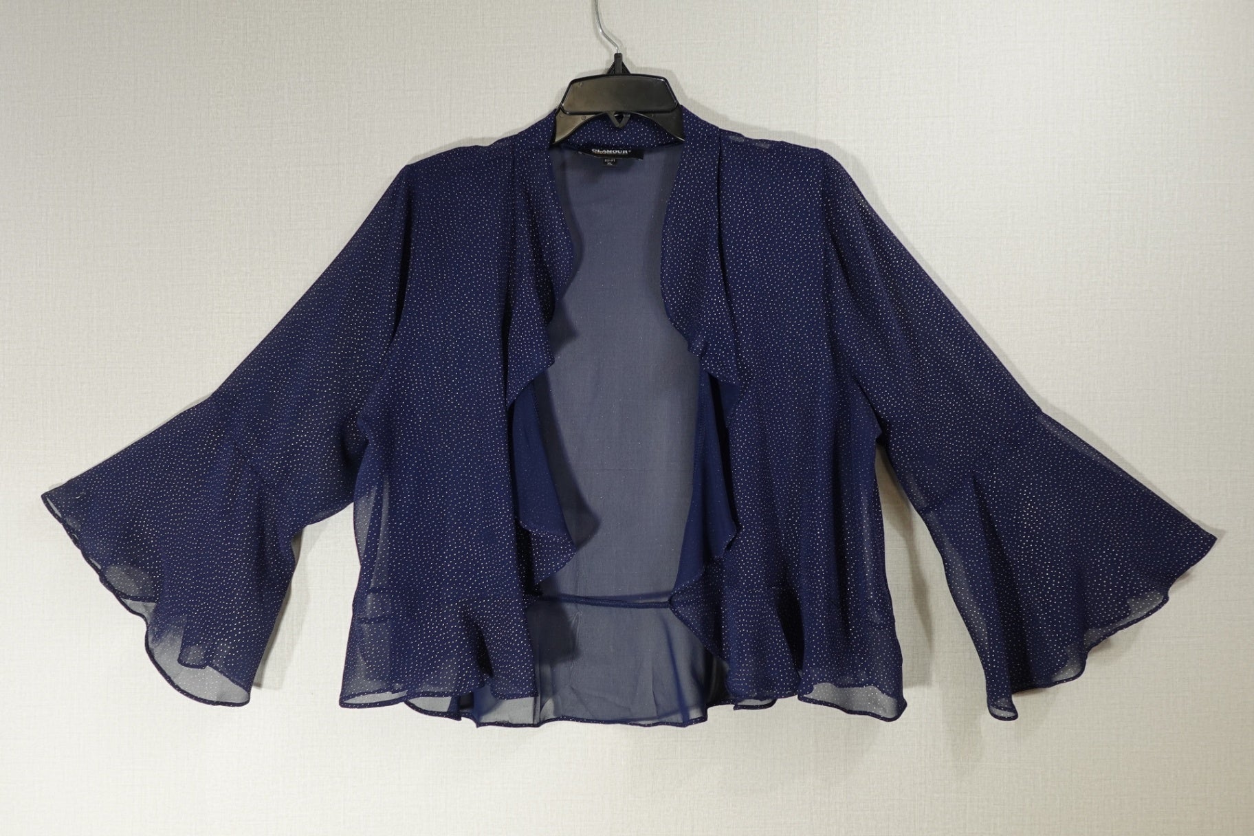 Glamour, Sheer Cardigan, XL