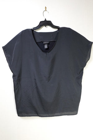Lane Bryant, Short Sleeved Top, 18/20 Black