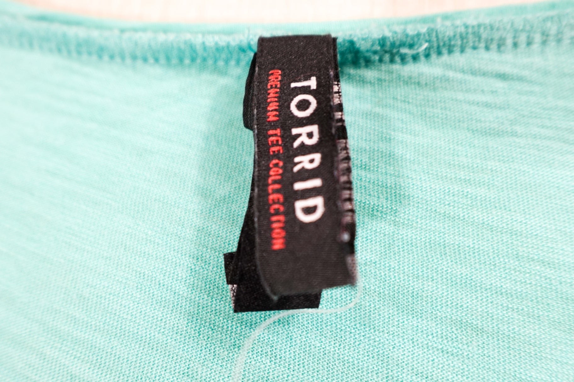 Torrid, T-Shirt Shorts Sleeve, 16/18 Aqua and navy blue ombré