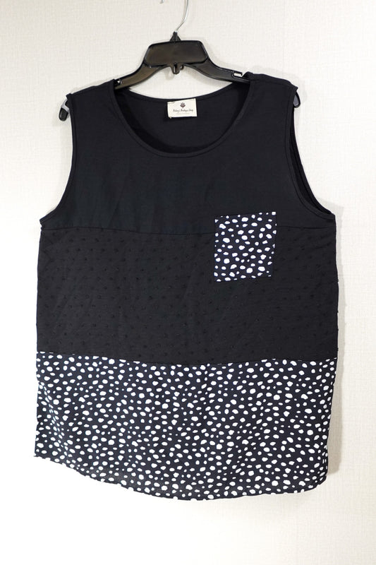 Betsy's Boutique Shop, Sleeveless Top, L, Black