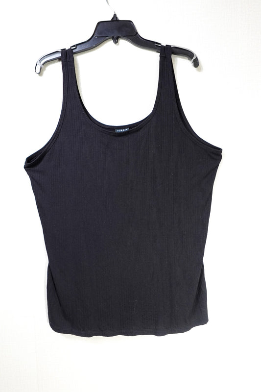 Torrid, New Tank Top, 18/20, Black
