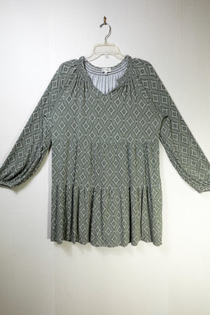 Wonderly, Dress, XL, Green