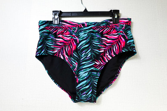Meet.Curve, New swim bottoms, XL, Black floral