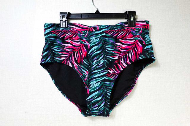 Meet.Curve, New swim bottoms, XL, Black floral