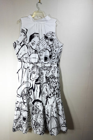 The Kit, Dress with pockets, 22 (Label says 3X), White