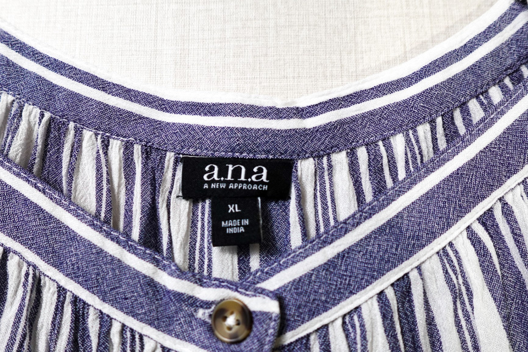a.n.a, Short Sleeved Top, XL, Grey
