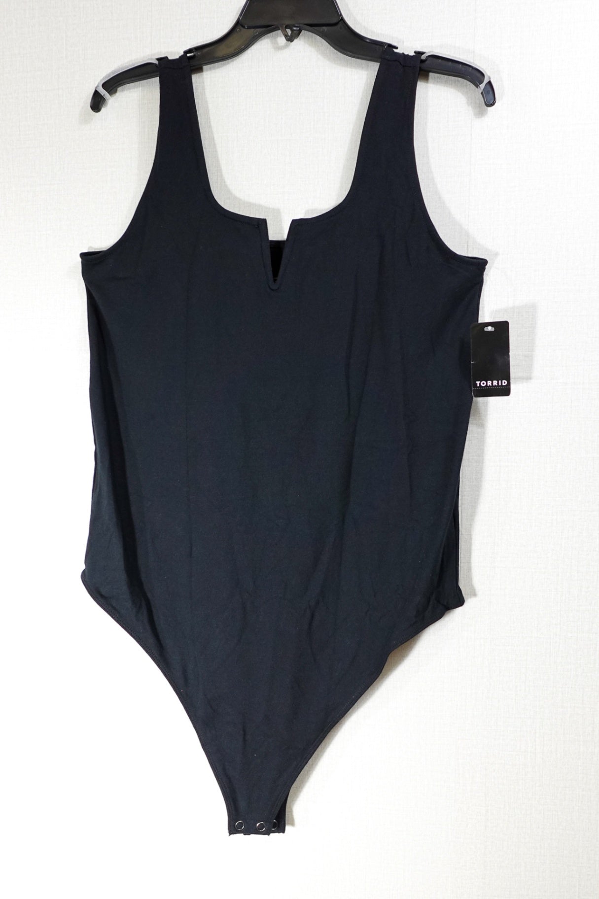 Torrid, New Tank Leotard, 14/16, Black