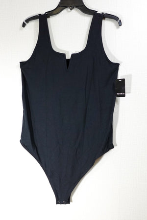 Torrid, New Tank Leotard, 14/16, Black
