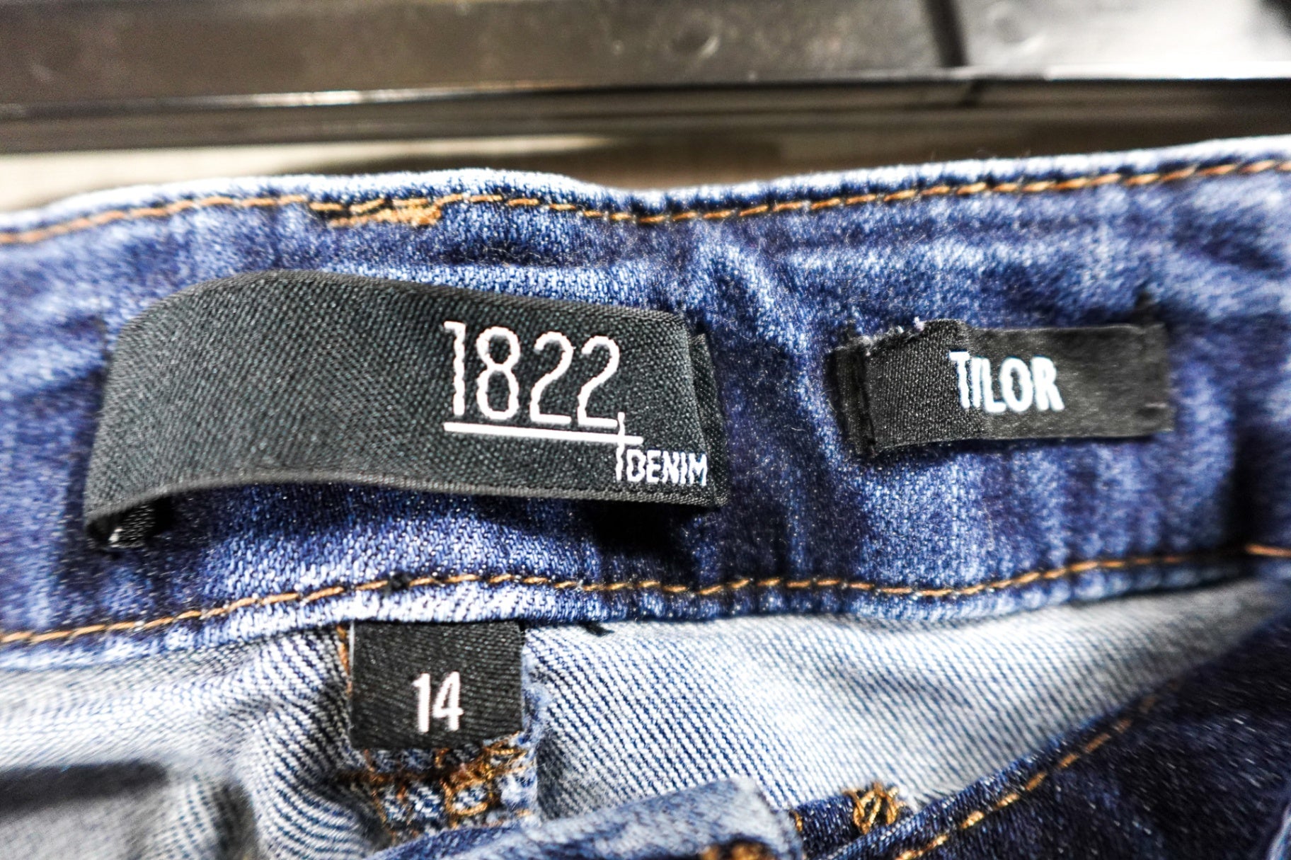 1822 Denim, Cuffed Jeans, 14 Blue