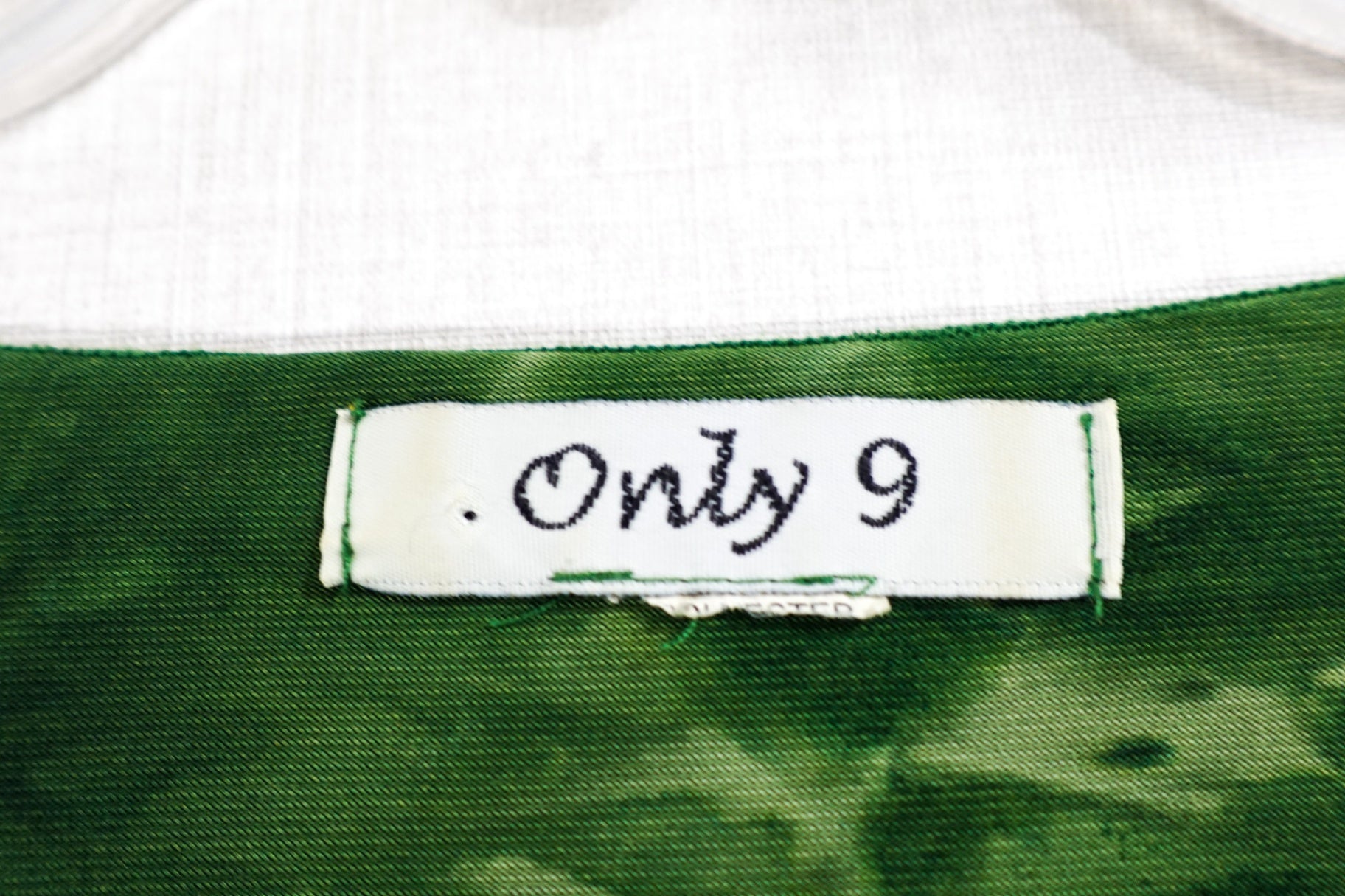 Only 9, 3/4 Sleeve Top, 2X, Green
