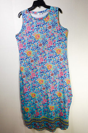 Hount, Dress, XL, Blue