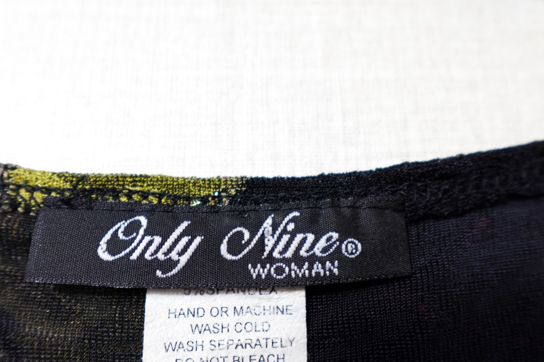 Only Nine Woman, 3/4 SLEEVE TOP, 3X, Multicolor
