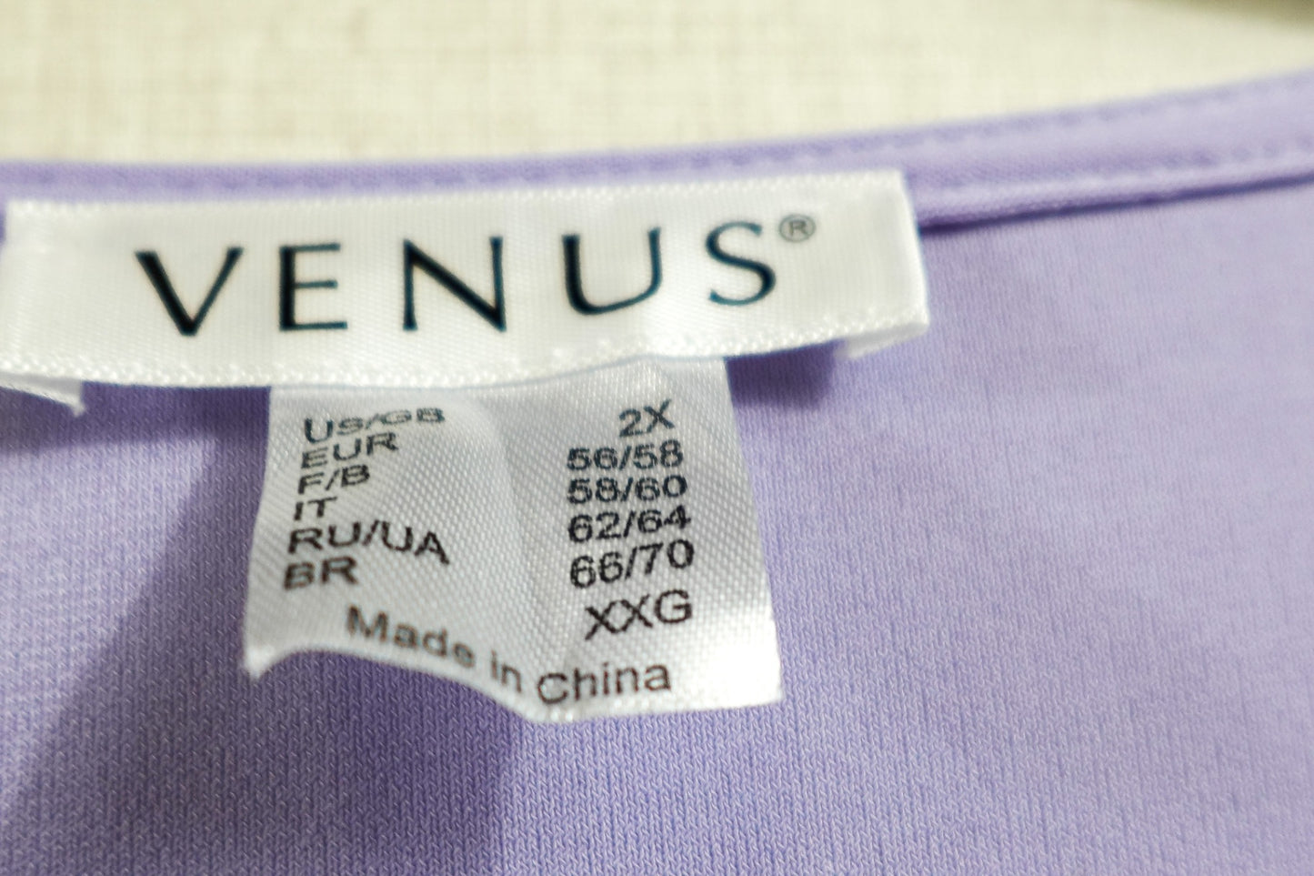 Venus, Cold Shoulder Dress, 2X, Lavender