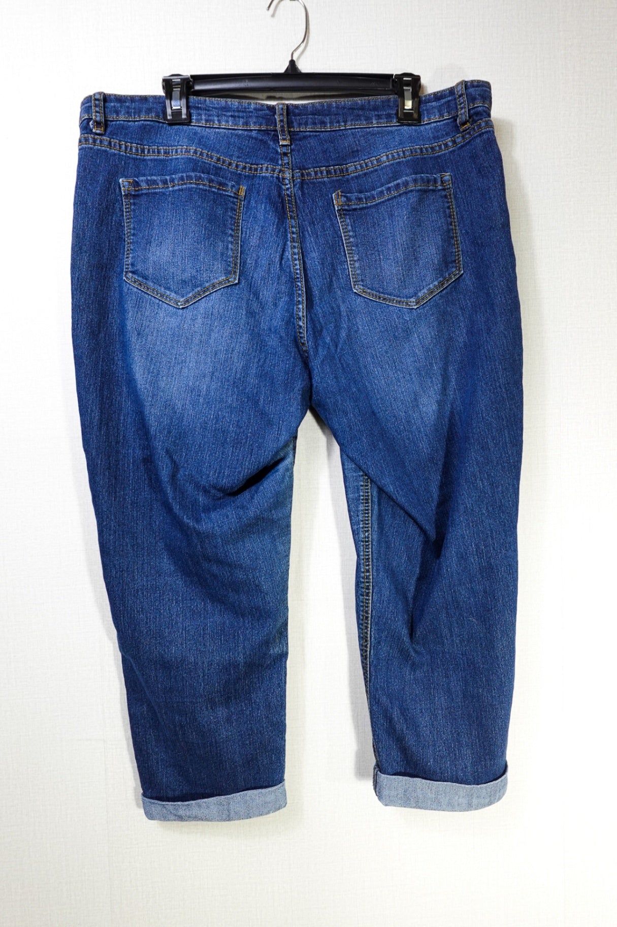 Revery, JEANS mid-rise Girlfriend, 14W, Blue