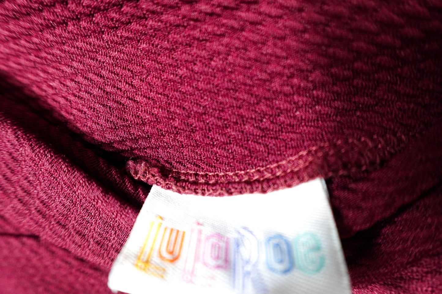LuLaRoe, Pencil Skirt, Large Burgundy