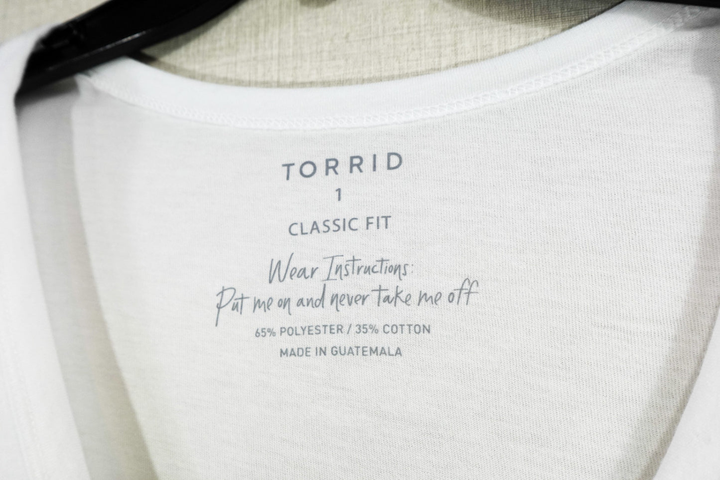 Torrid, New t-shirt short sleeve, 14/16, White