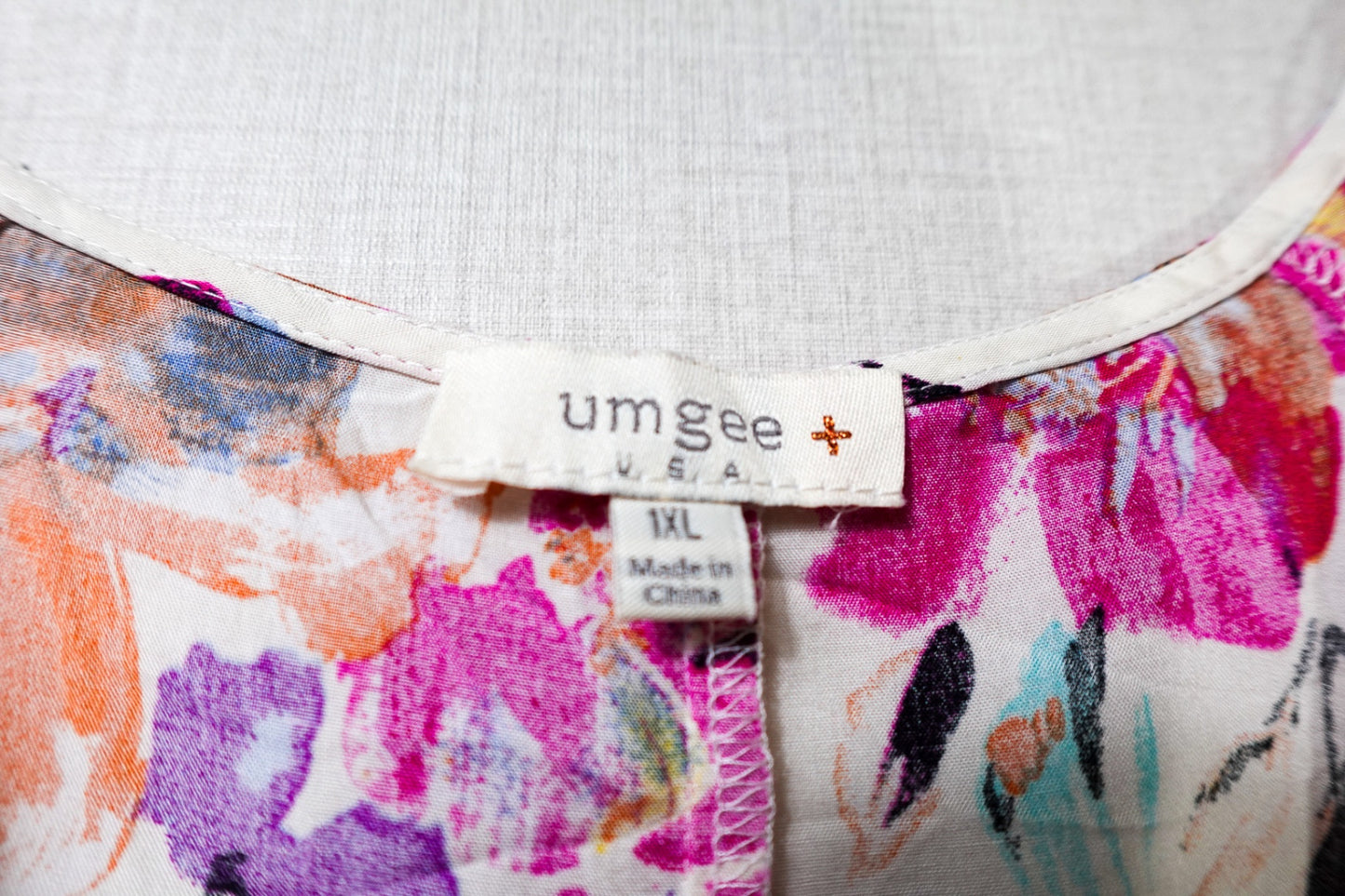 Umgee, Dress, IXL, White pink