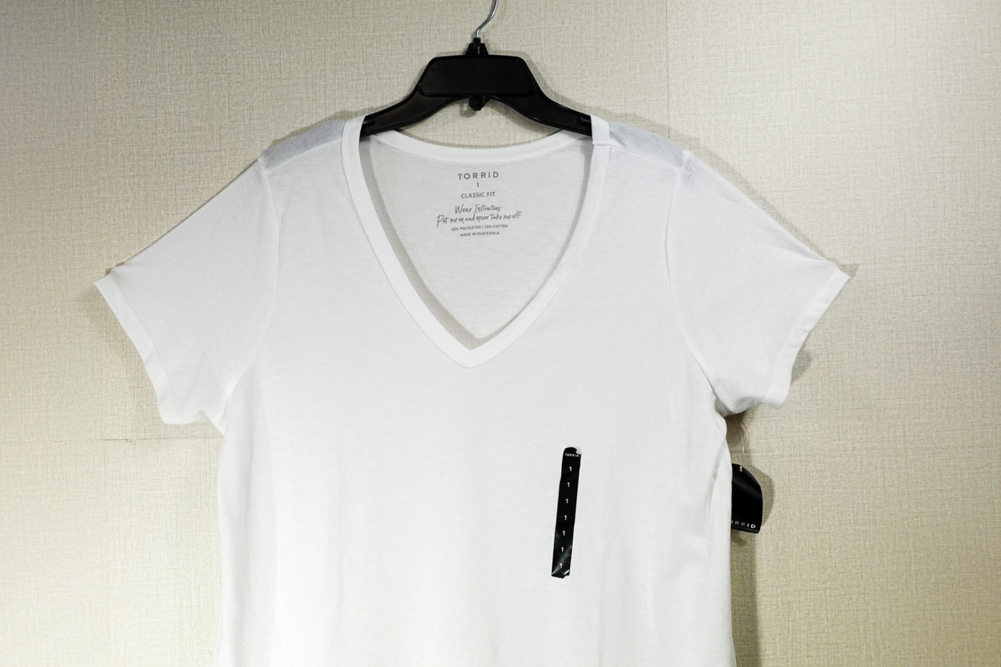 Torrid, New t-shirt short sleeve, 14/16, White