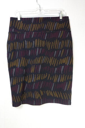 LuLaRoe, Pencil Skirt, Large Multi Color