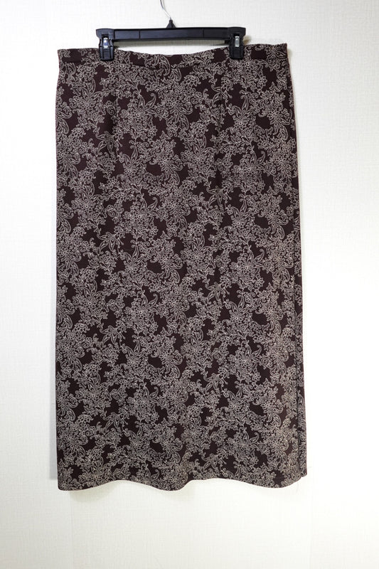 Crazy Horse, Vintage Skirt, XL, brown
