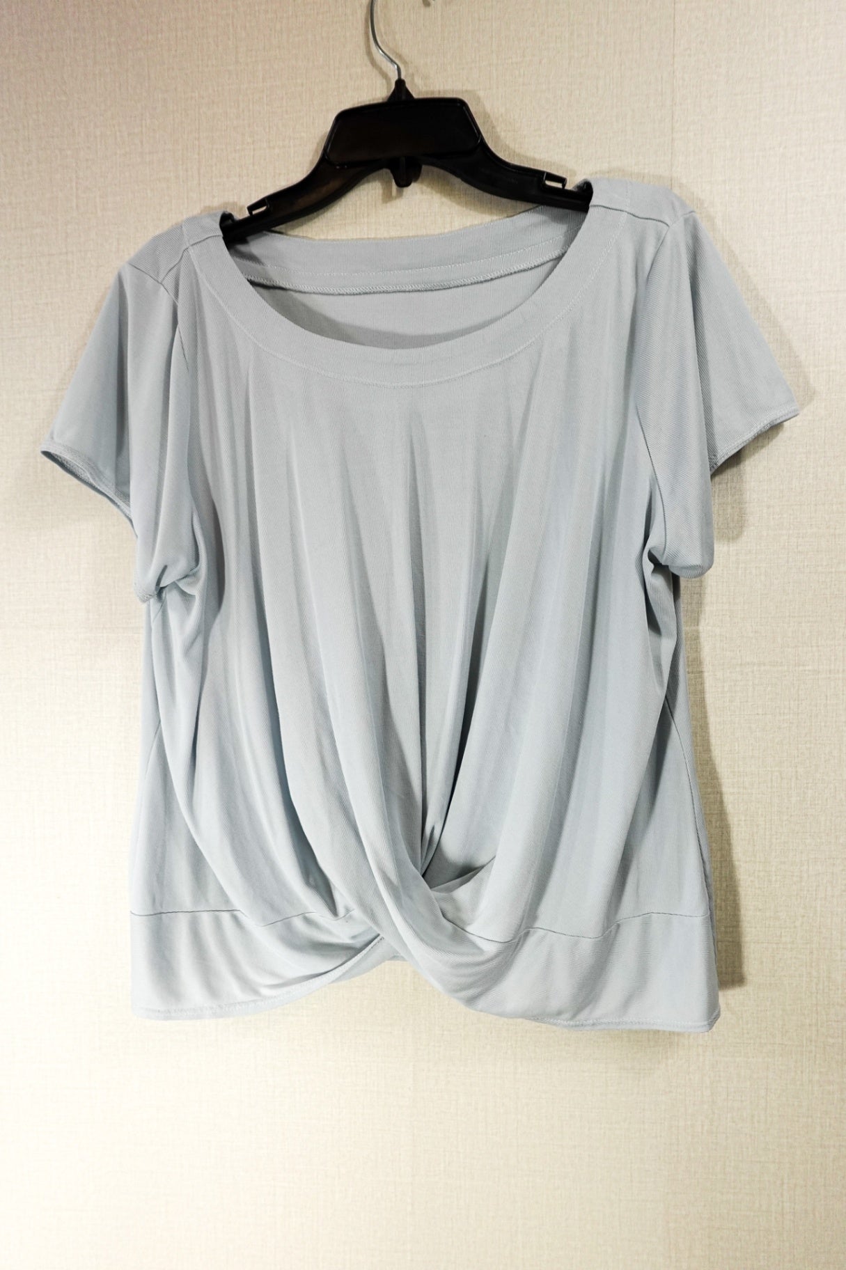 Handmade, Handmade Short Sleeve Top, XL Light Grey