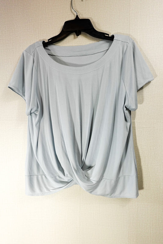 Handmade, Handmade Short Sleeve Top, XL Light Grey