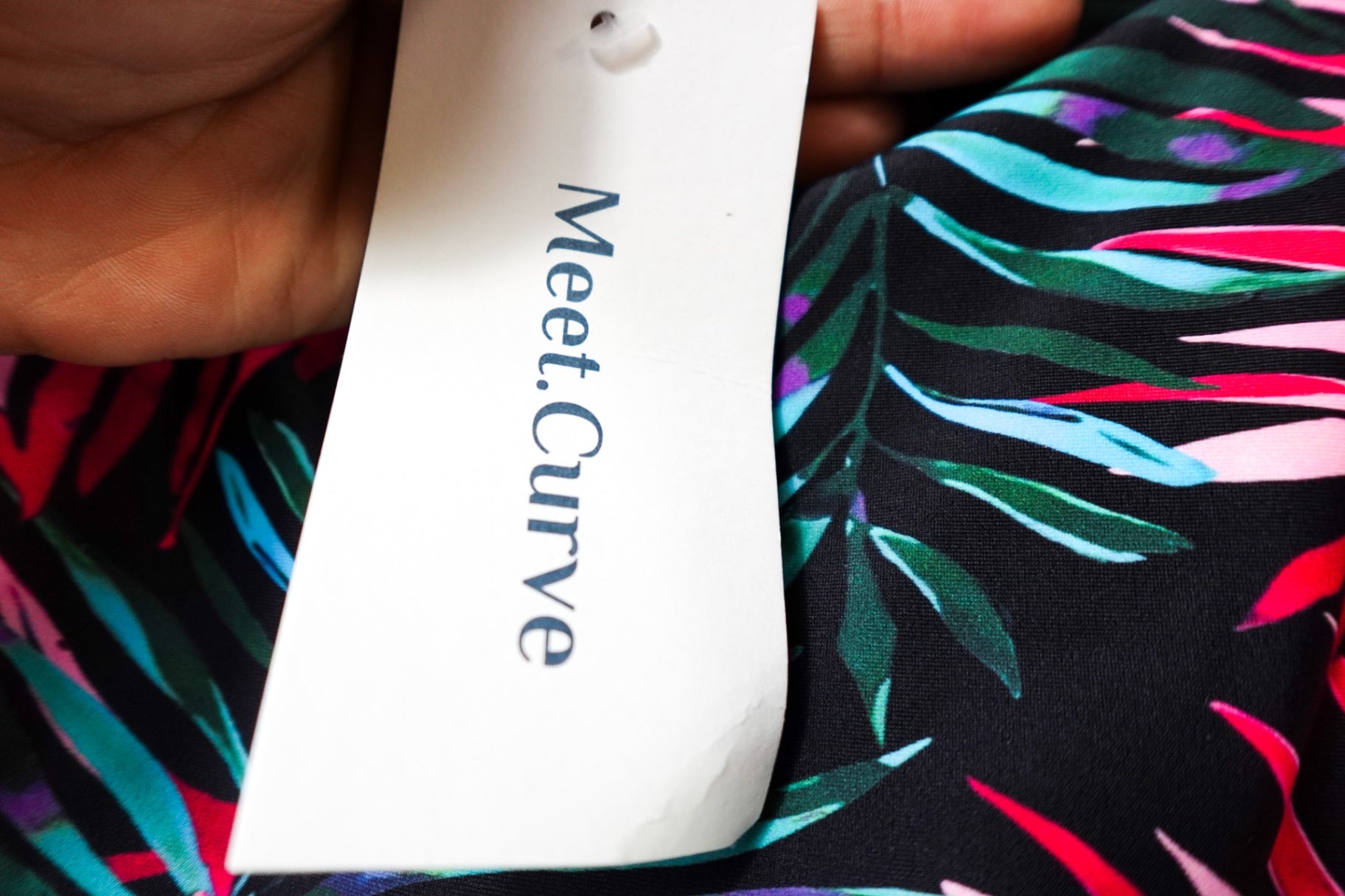 Meet.Curve, New swim bottoms, XL, Black floral