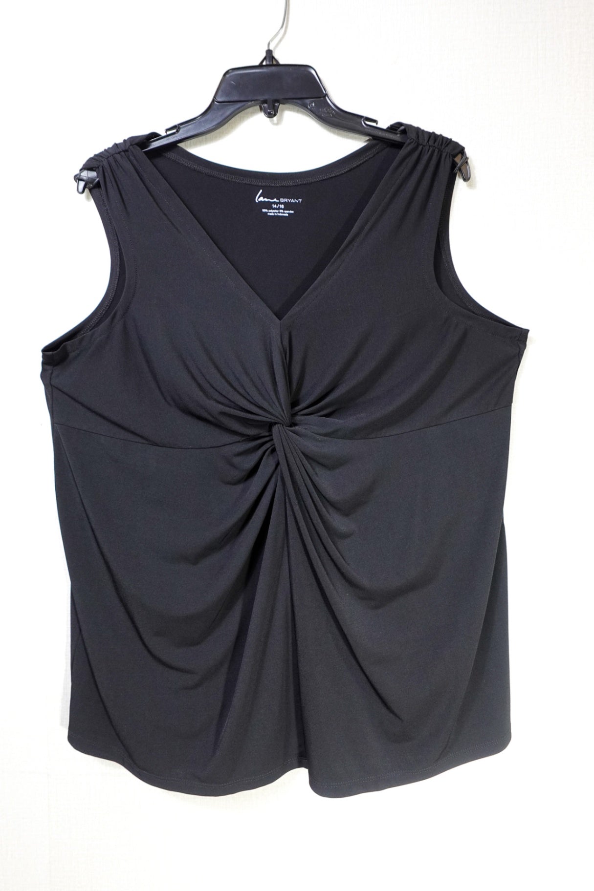 Lane Bryant, Sleeveless Top, 14/16 Black
