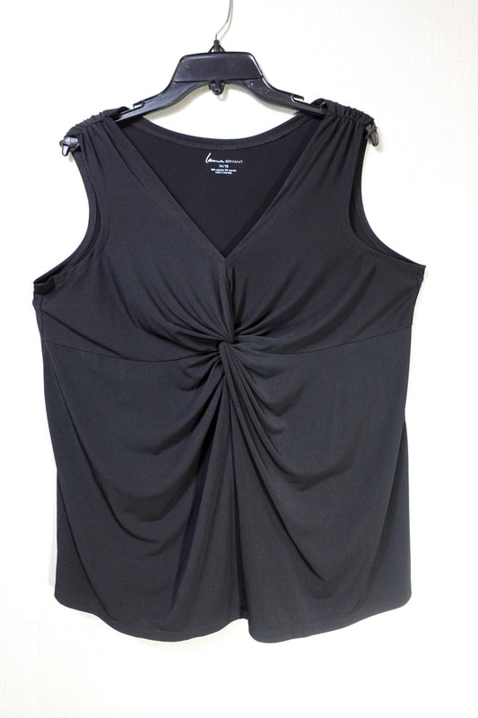 Lane Bryant, Sleeveless Top, 14/16 Black