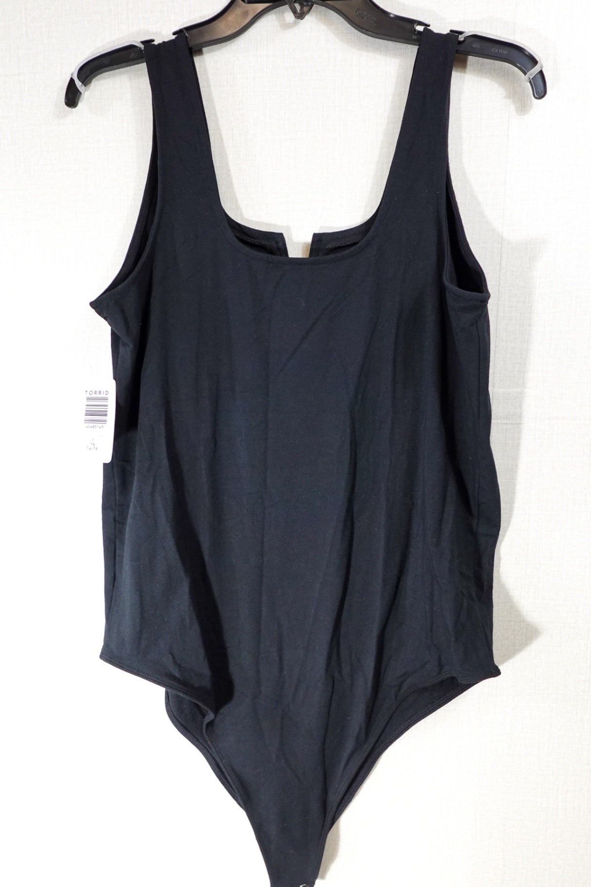 Torrid, New Tank Leotard, 14/16, Black
