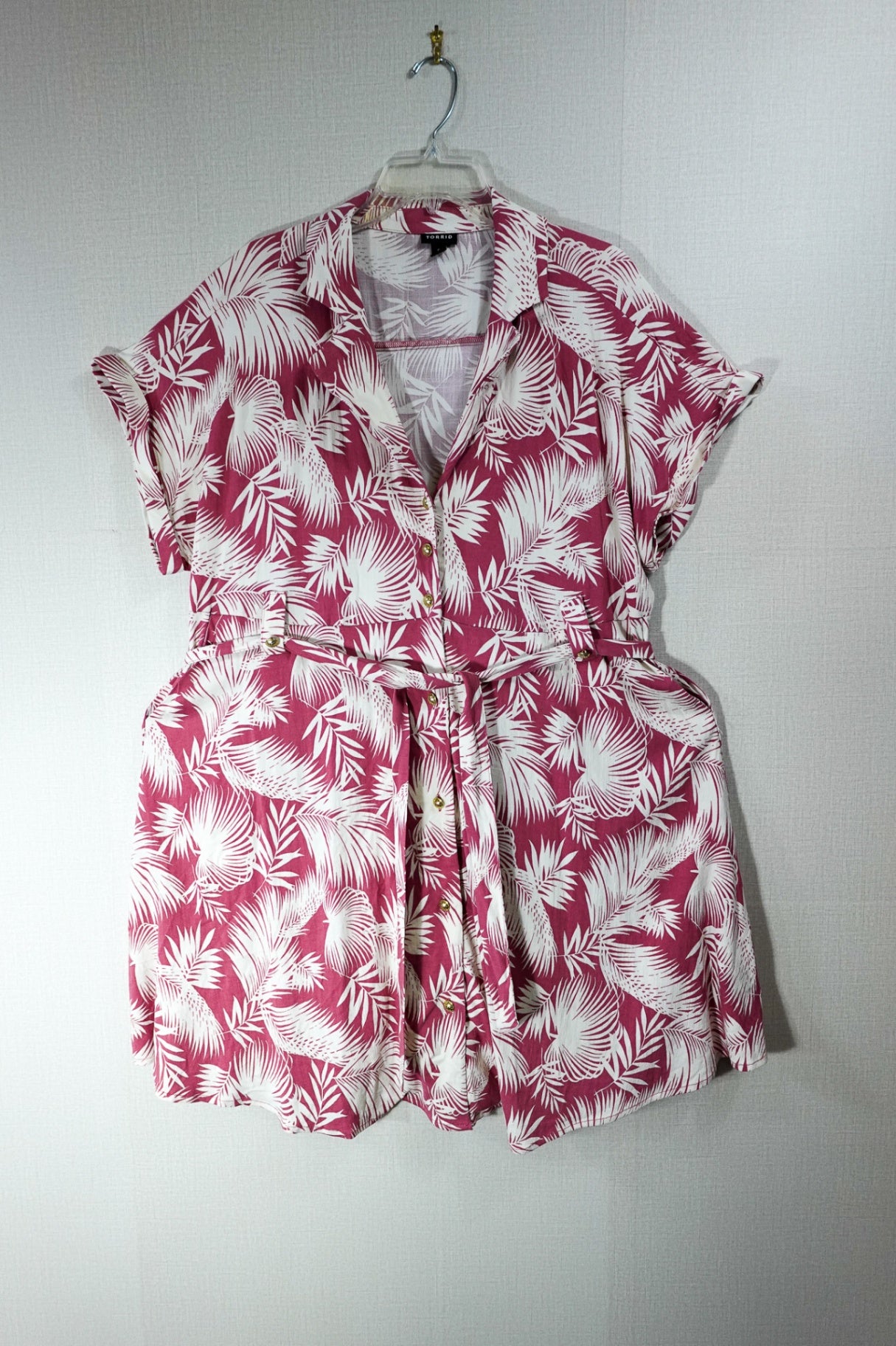 Torrid, Dress W/ Pockets, 12/14 (0), Pink