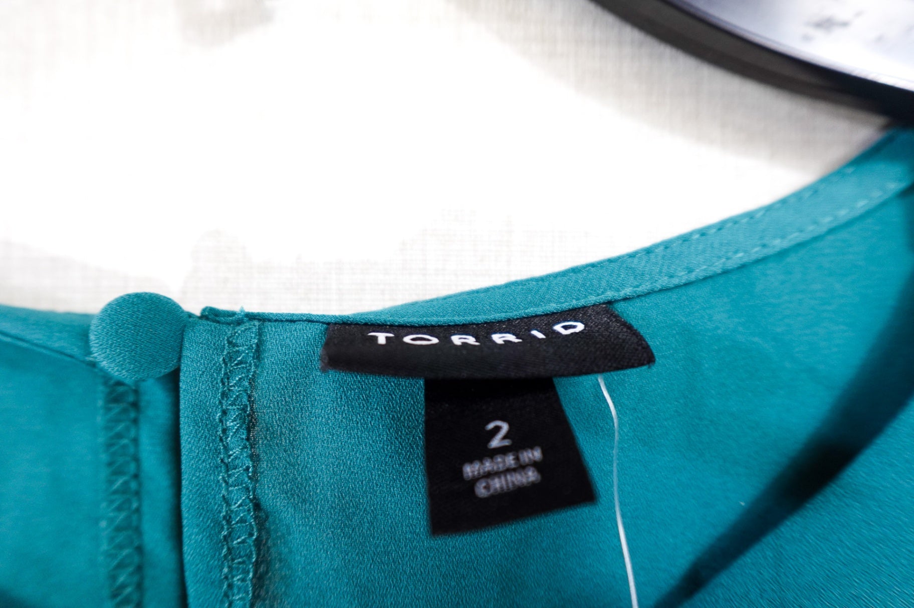 Torrid, New Long Sleeves Top, 2X 18-20 Teal