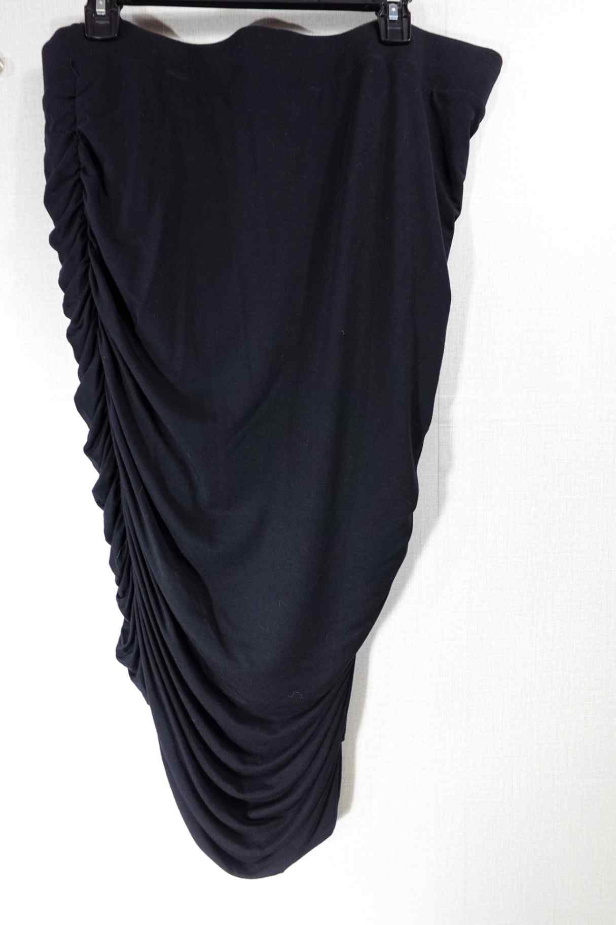 Torrid, New Bodycon Ruched Skirt, 2X, Black