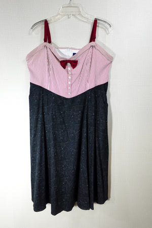 BBC For Torrid (Doctor Who), Dress W/ Pockets, 16, Dark Grey, Red, White