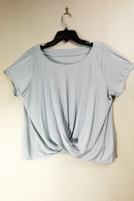 Handmade, Handmade Short Sleeve Top, XL Light Grey