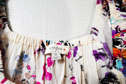 Umgee, Romper, IXL, White pink