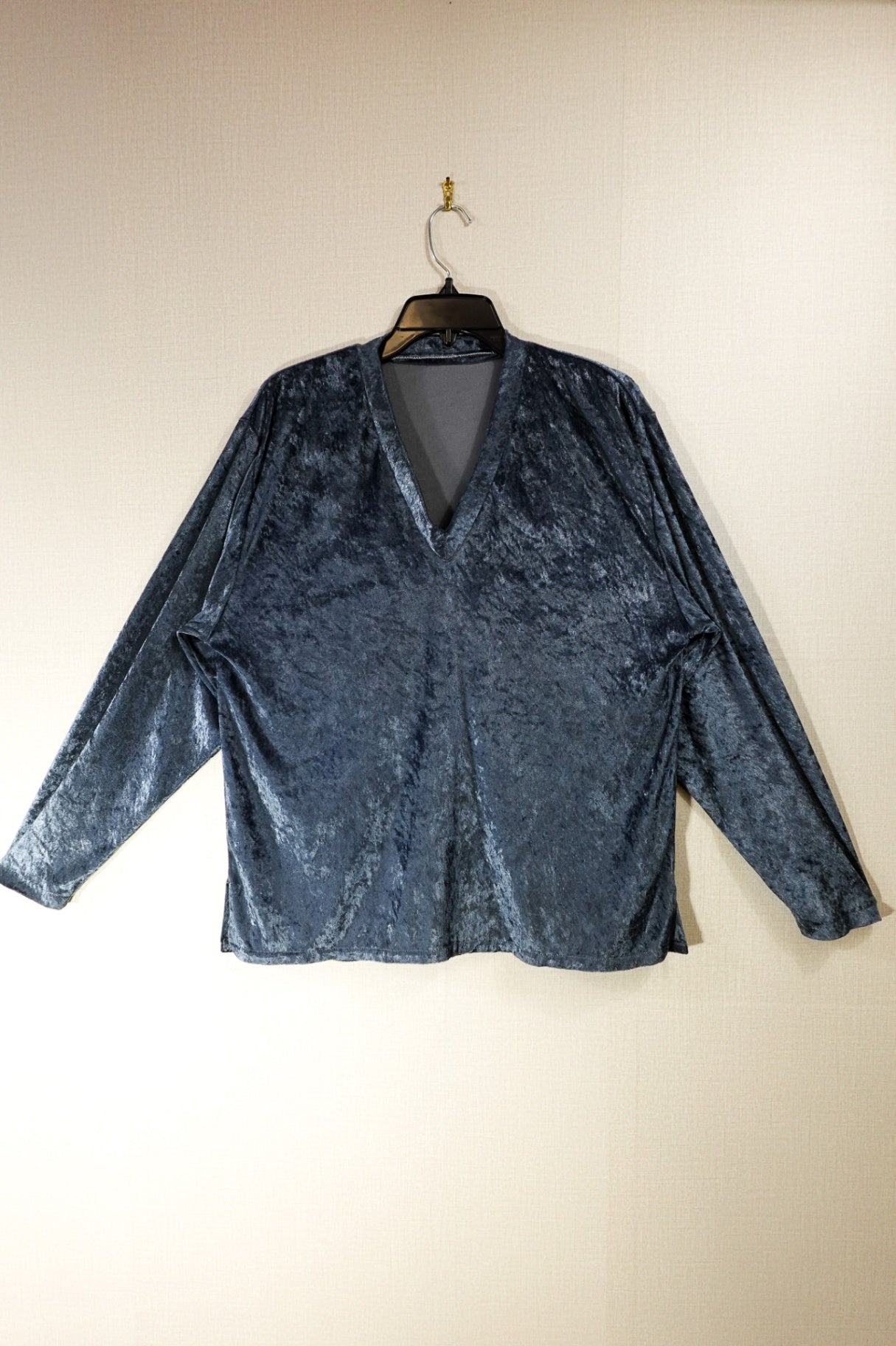Handmade, Handmade Short Sleeve Top, XL Blue