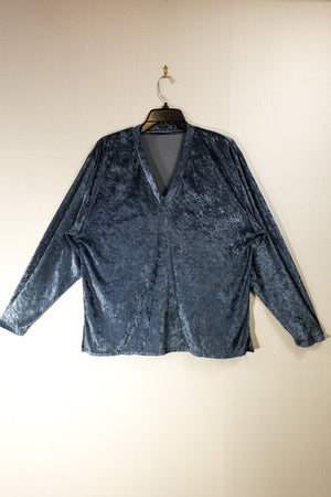 Handmade, Handmade Short Sleeve Top, XL Blue