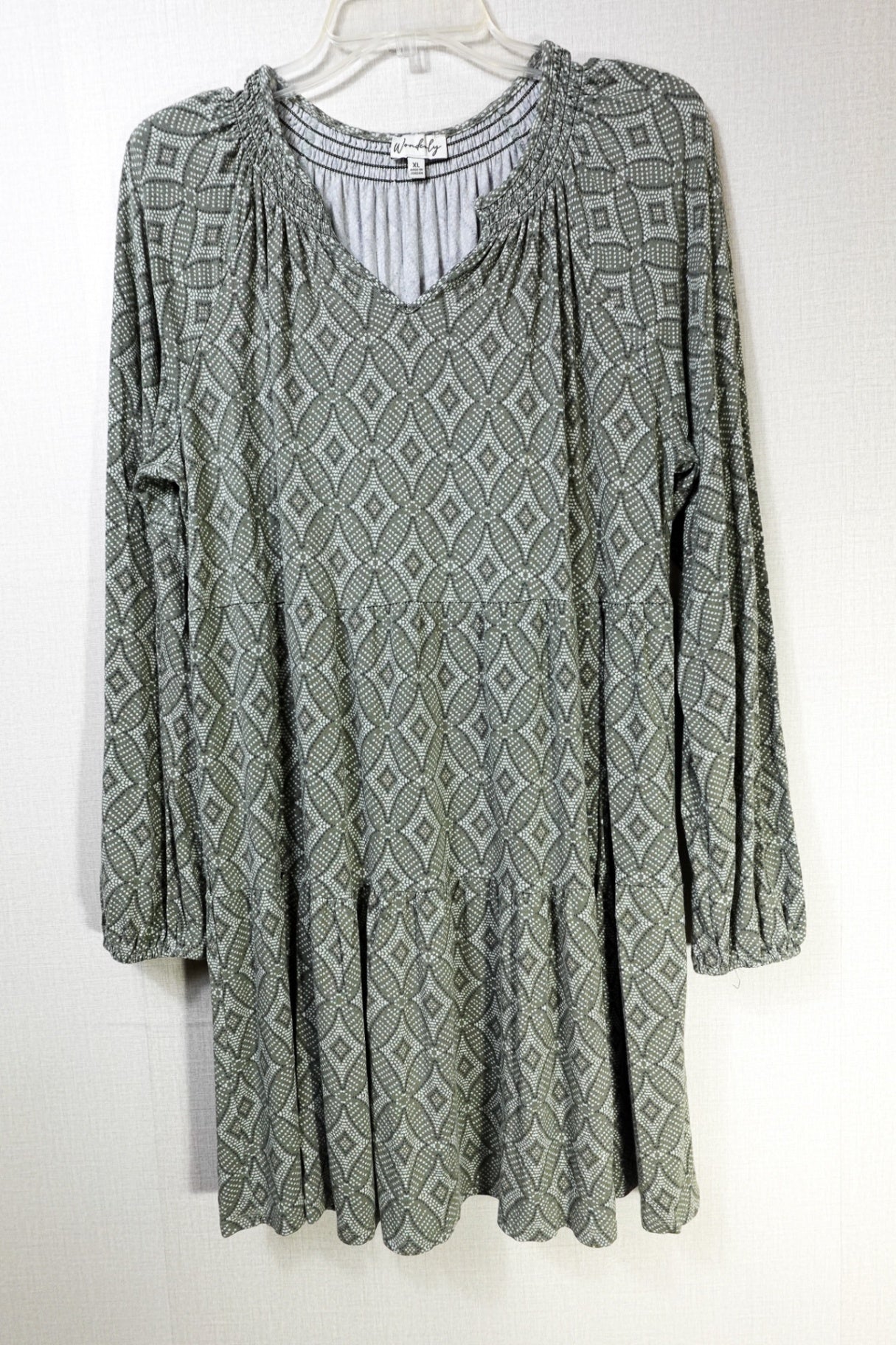 Wonderly, Dress, XL, Green