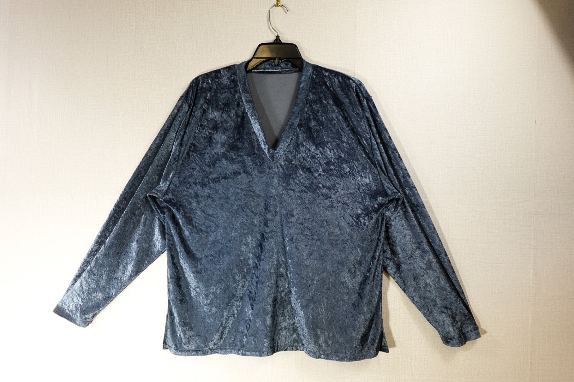 Handmade, Handmade Short Sleeve Top, XL Blue