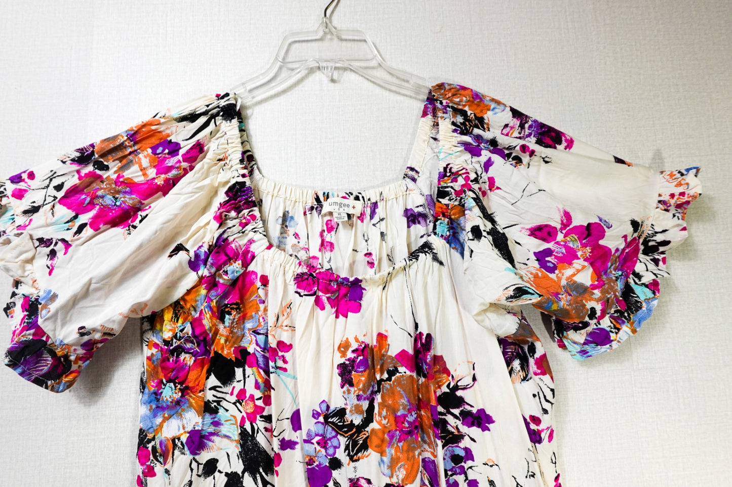 Umgee, Romper, IXL, White pink