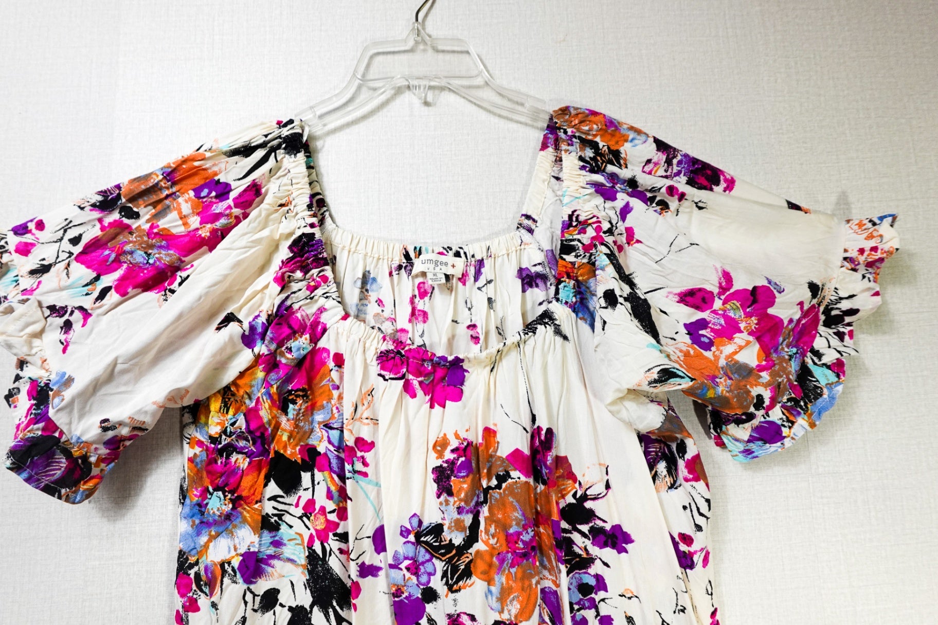 Umgee, Romper, IXL, White pink