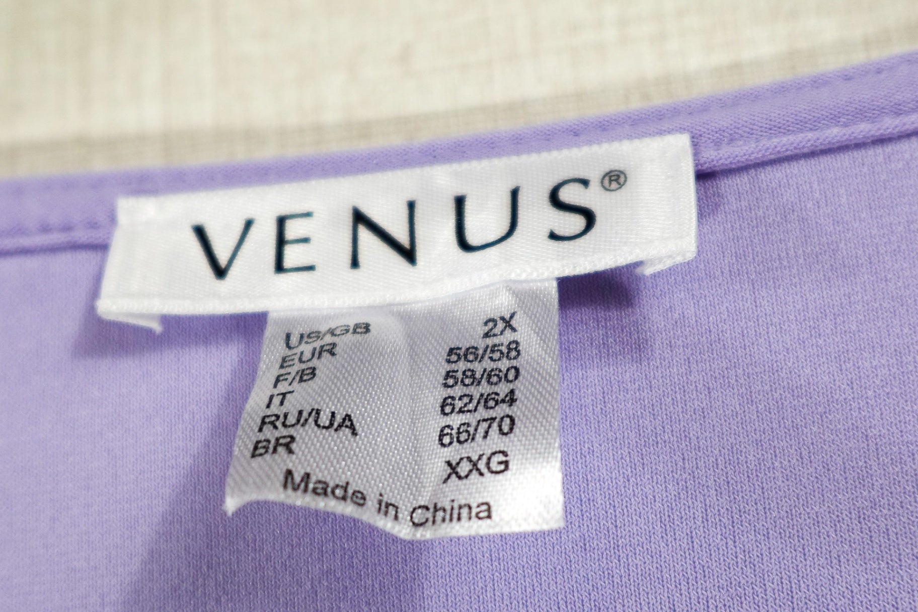 Venus, Cold Shoulder Dress, 2X, Lavender