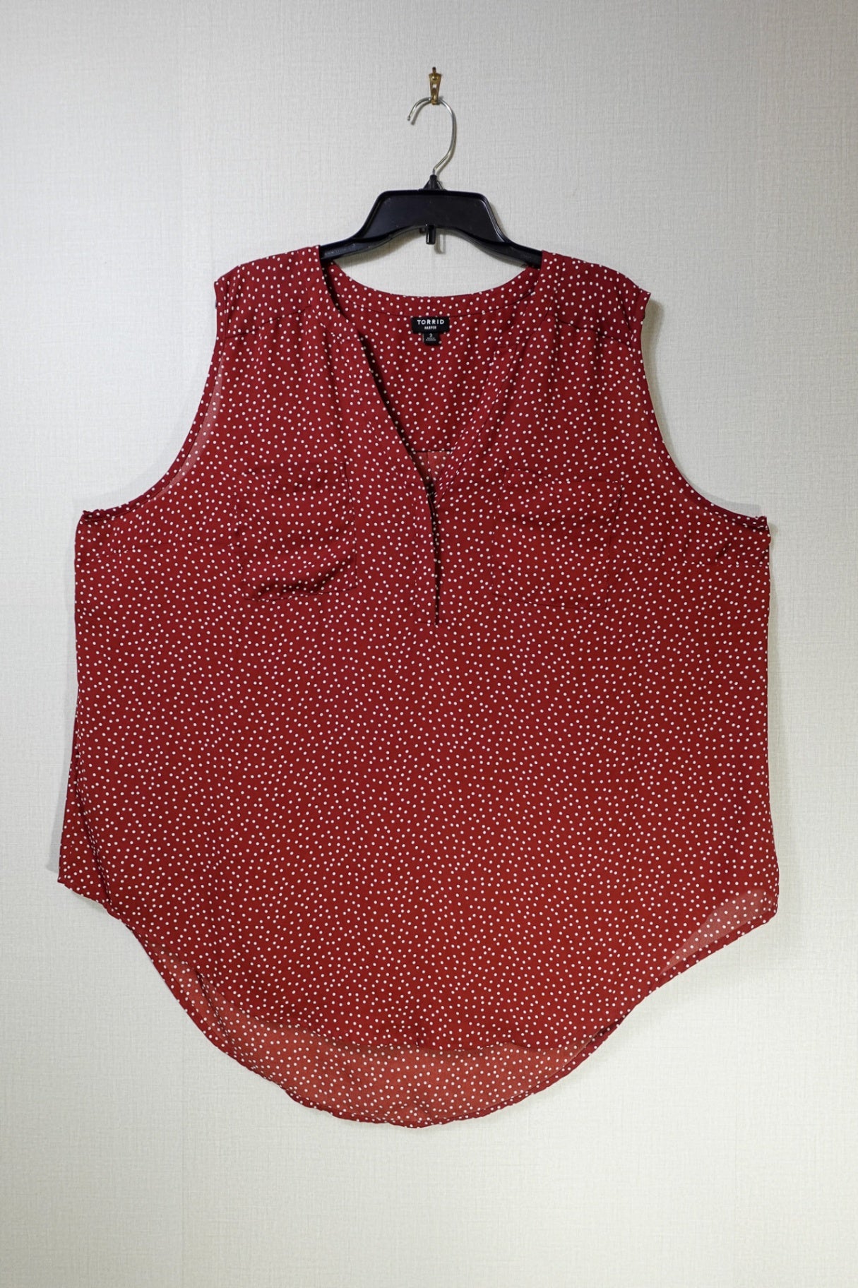 Torrid, Sleeveless Top, 3X, Polyester