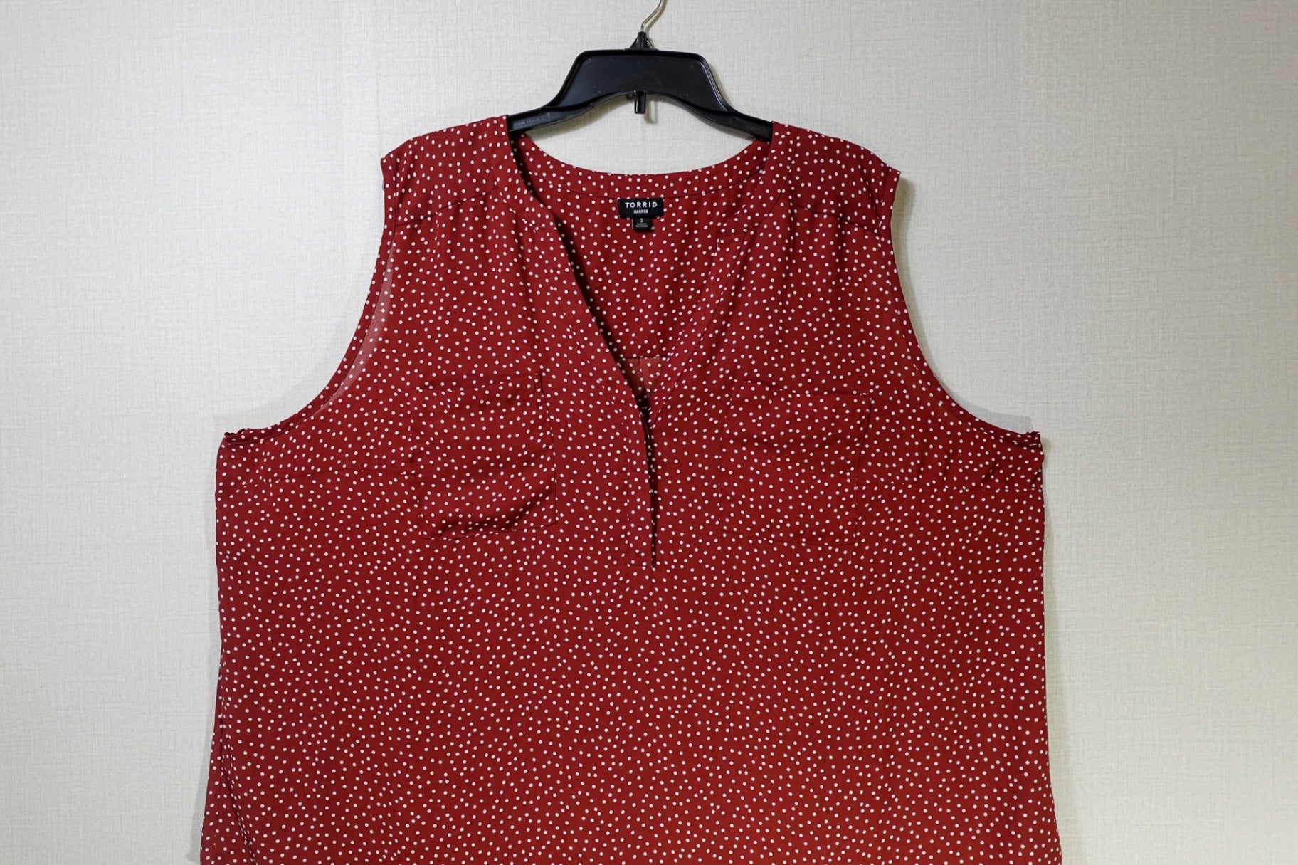Torrid, Sleeveless Top, 3X, Polyester