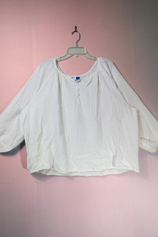 Old Navy, Short Sleeved Top, 3X, Cotton