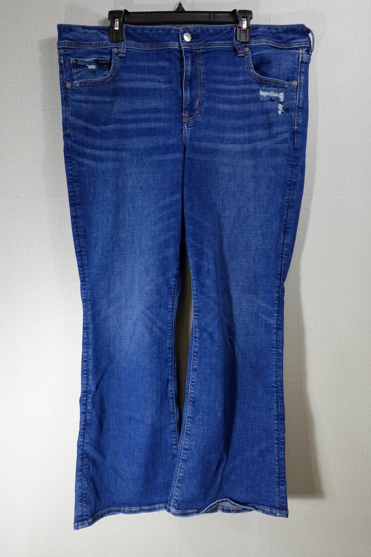 American Eagle Outfitters, Jeans flare, 20R, Denim, Cotton, Polyester, Elastane