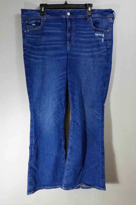 American Eagle Outfitters, Jeans flare, 20R, Denim, Cotton, Polyester, Elastane