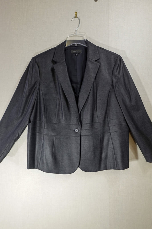Jones New York, Blazer, 24W, Polyester, Rayon, Spandex, Acetate